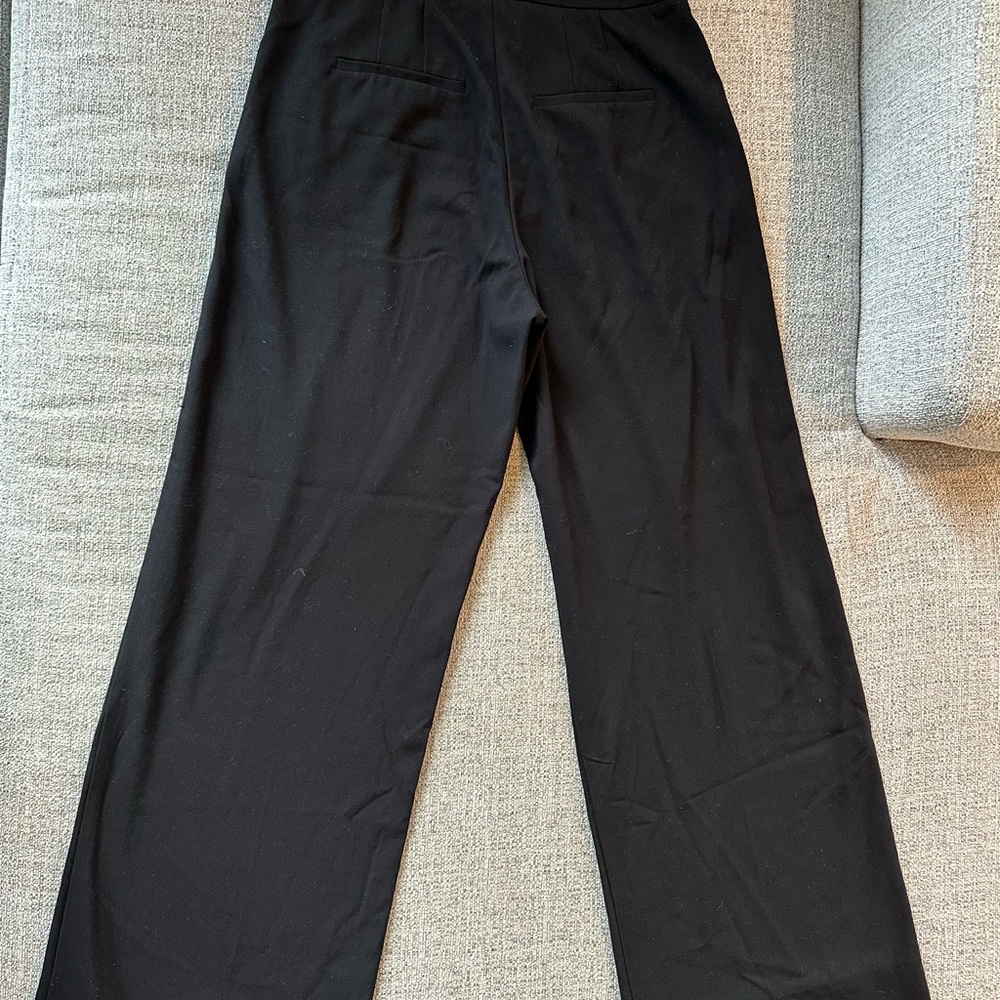 Dynamite Black Wide-Leg Trousers